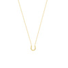 Mini Horseshoe Adjustable Necklace
