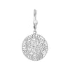 Sterling Silver Filigree Circle Drop Earrings