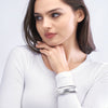 28mm Sterling Silver Tubogas Open Bangle