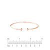 Cuff Bangle with Round Ends