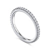 14K White Gold Matching Wedding Band