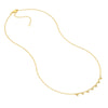 1/5tcw Diamond Trinity Stations Necklace
