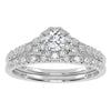 10K 0.38Ct Certified Lab-Grown Diamond Bridal Set
