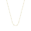 Mini Ball Station Bead Chain Necklace