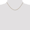 14K 1.3mm Round Snake Chain