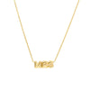 Puff Mrs Adjustable Necklace with Pear Shape Lock