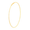 40mm Endless Wire Hoop Earrings