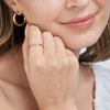 Diamond Stations Thin Band Ring