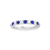 Sapphire &amp; Diamond Eternity Band (1-1/2tcw)