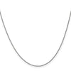 14K White Gold .8mm Spiga Chain