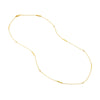 Diamond Bezel and Bar Station Necklace