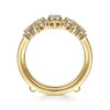 14K Yellow Gold Diamond Ring Enhancer