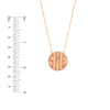 Personalization Small Block Monogram Necklace