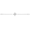 Diamond Star Bezels and Beads Bracelet