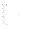 Diamond Cross Earrings (1/4tcw)