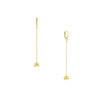 Bead Drop on Chain Earrings
