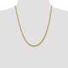 14K 4mm Diamond-Cut Rope Chain