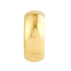 10mm D-Tube Round Hoop Earrings