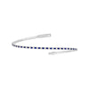 Sapphire &amp; Diamond Eternity Flex Tennis Bracelet (3/8tcw)