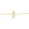 Plated Sterling Silver Mini Dragonfly Bracelet