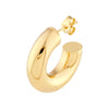 10mm ID Polished Open Hoop Earrings