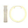 10K 0.20Ct Diamond Hoops