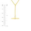 Diamond Toggle Lariat Necklace