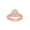 14K RG 1.00CT Diamond Bridal Ring