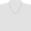 10K 1.75mm Diamond-Cut Rope Chain