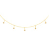 Diamond Bezel Drop Adjustable Choker