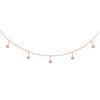 Diamond Bezel Drop Adjustable Choker