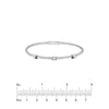 Cross-Cross Diamond Mesh Bangle
