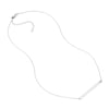 Thin Bar Necklace with 1pt Diamond