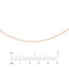 Diamond-Cut Bead Choker Chain