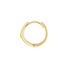 3D Triangle Hoop Earrings
