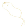 Double Staple Bar Lariat Necklace