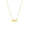 Mini Disc Drop and Bead Station Necklace