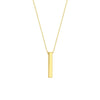 Men's Engravable 3D Bar Necklace