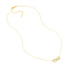 Infinity Adj. Necklace with 1/15tcw Diamond