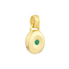 Emerald Round Pendant