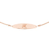 Engravable Initial ID Bar Bolo Bracelet