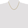 14K 3mm Diamond-Cut Rope Chain