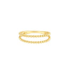 Double Beaded Wire Ring