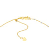 Two-Tone Saturn Chain Adjustable Choker