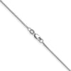 14K White Gold 1mm Box Chain
