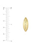 D/C Bombe Marquise Earrings on Post Back