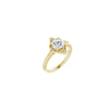 14K Yellow 6.5 mm Round Engagement Ring Mounting