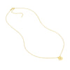 So You Cutout Flower Mini Disc Necklace