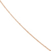 1.15mm Square Wheat Chain with Slider Bead