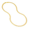 7.2mm Light Open Curb Chain with Lobster Lock